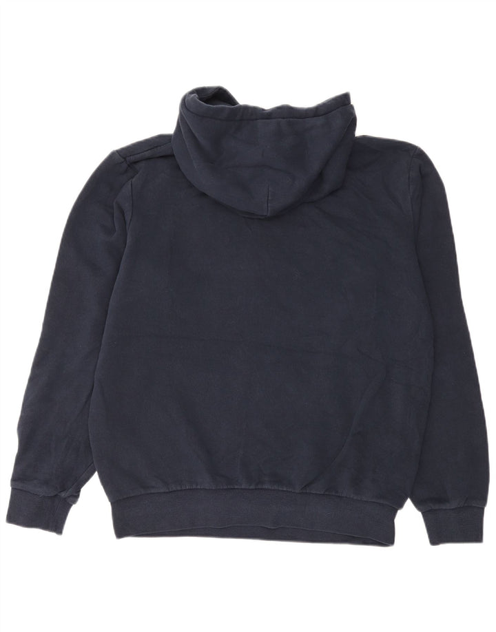 Jack & Jones Felpa con cappuccio grafica da uomo in cotone medio blu navy