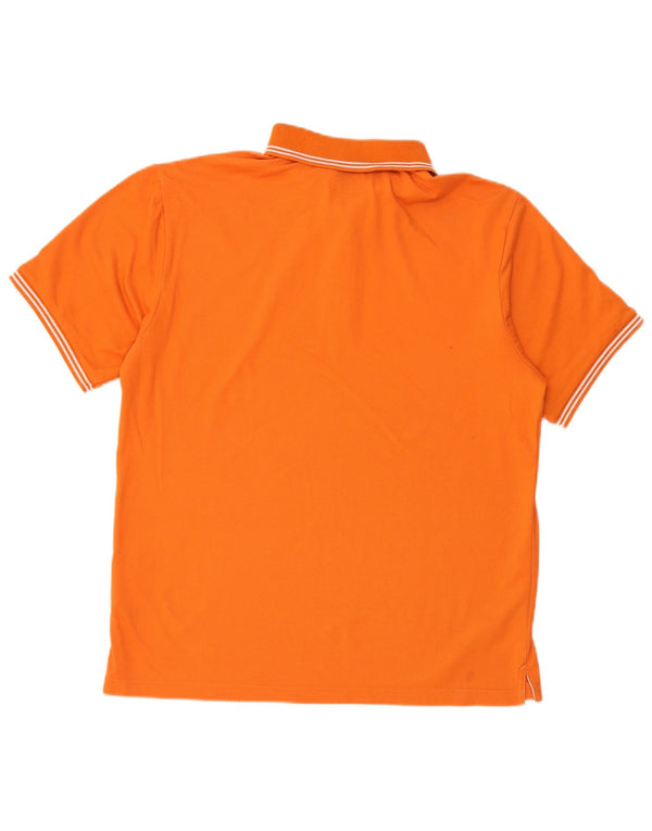 Champion Mens Easy Fit Polo Shirt XL Orange Cotton