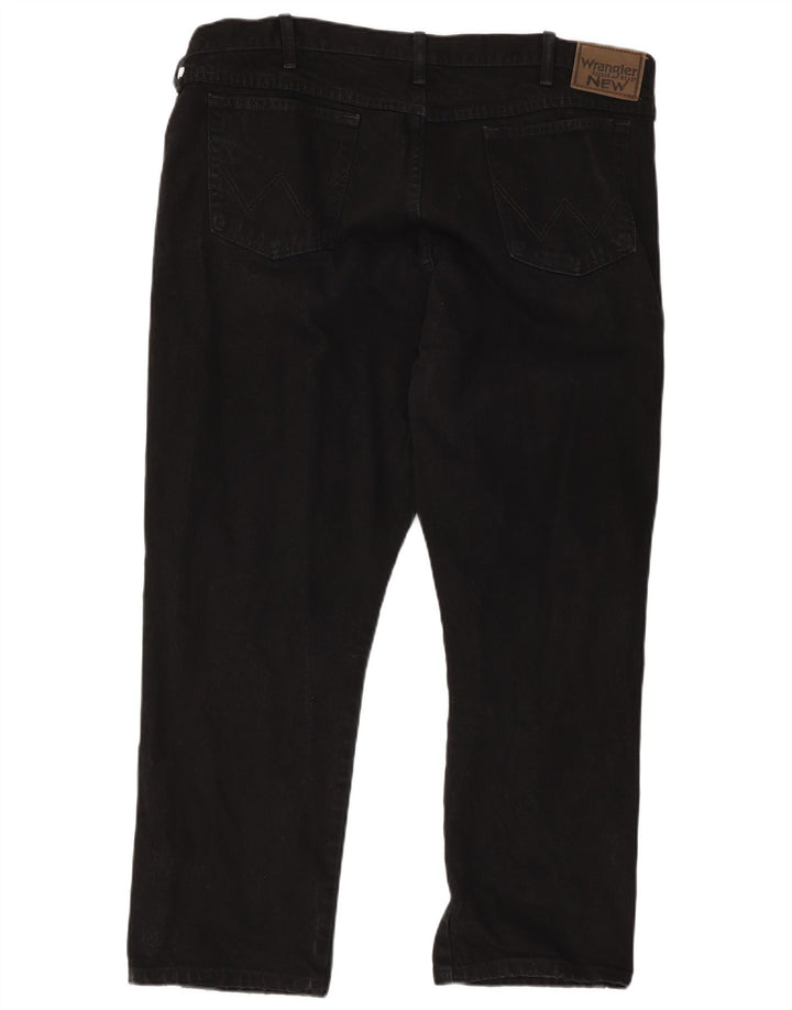 Jeans dritti da uomo Wrangler W44 L30 cotone nero