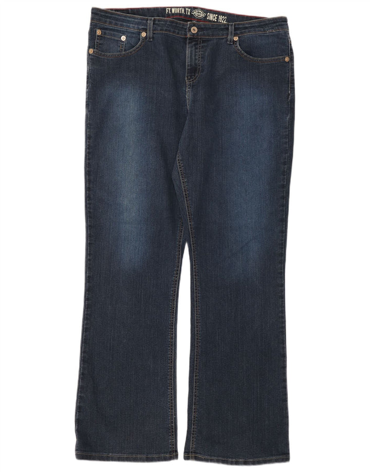 Dickies Jeans Bootcut da donna US 16 2XL W36 L33 Cotone blu