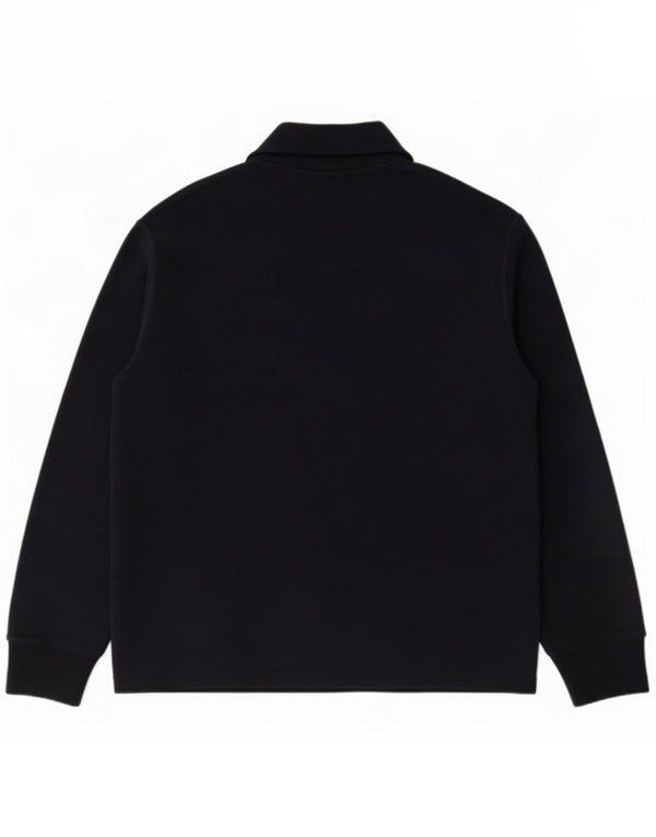 Marks & Spencer Felpa con collo con zip da uomo Maglione 2XL Blu navy Cotone