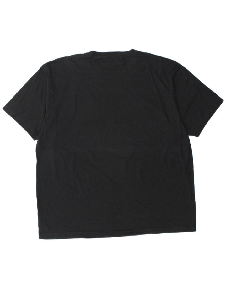 T-shirt da uomo EDDIE BAUER Top XL in cotone nero