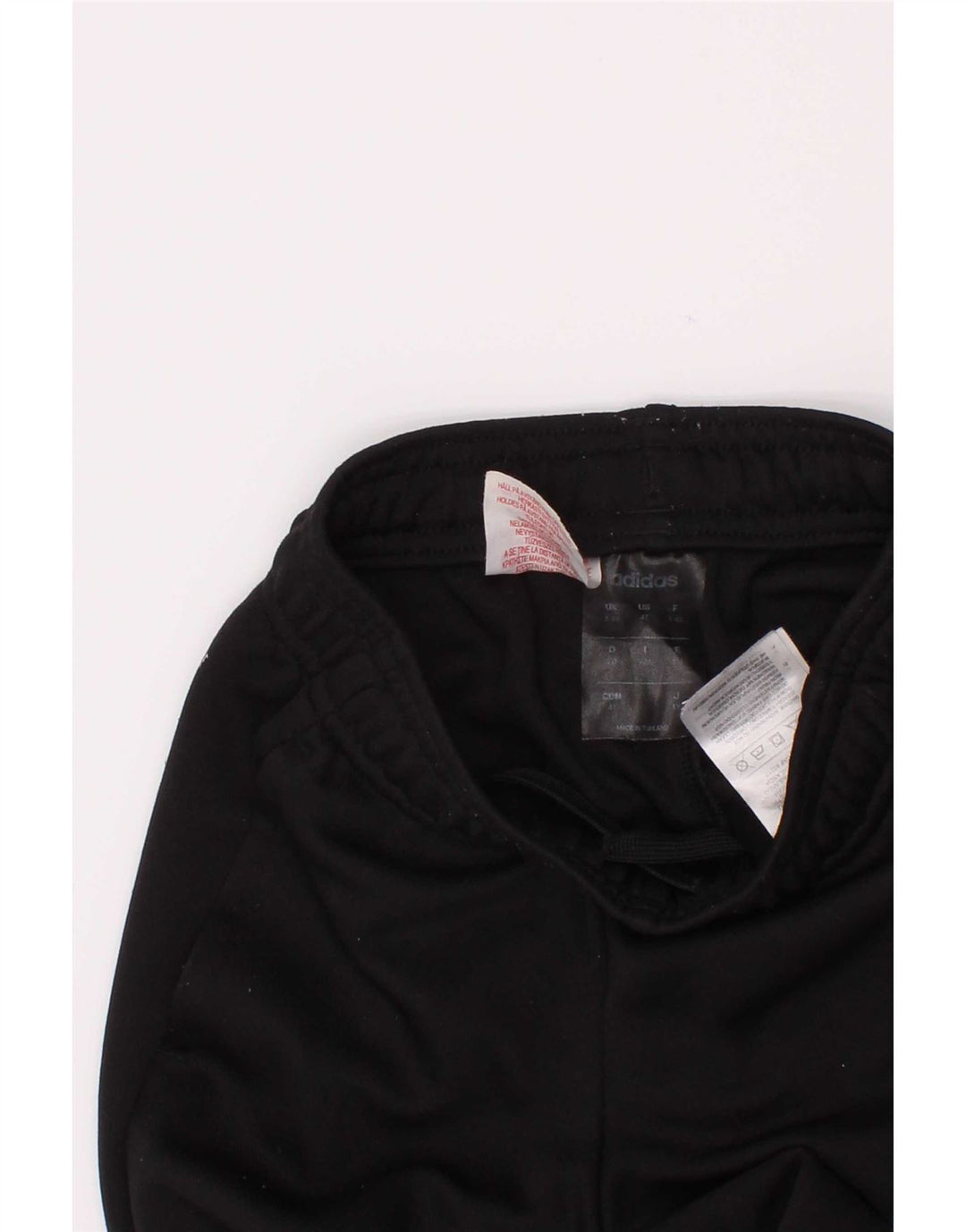 Pantaloni della tuta Adidas Climalite da ragazzo 3-4 anni in poliestere nero