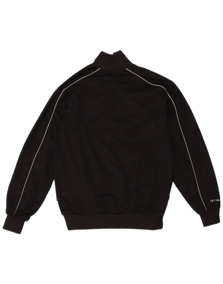 Giacca da tuta da uomo Umbro in poliestere nero medio