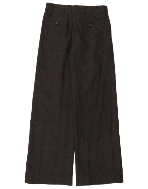 Pantaloni da abito Gap da donna a gamba larga US 4 Small W30 L32 Lana grigia