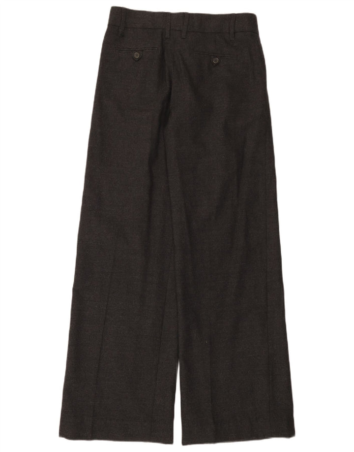 Pantaloni da abito Gap da donna a gamba larga US 4 Small W30 L32 Lana grigia