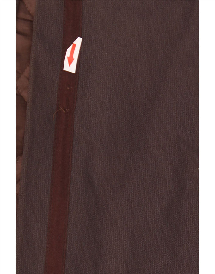 Cappotto da donna Hugo Boss UK 16 grande cotone marrone