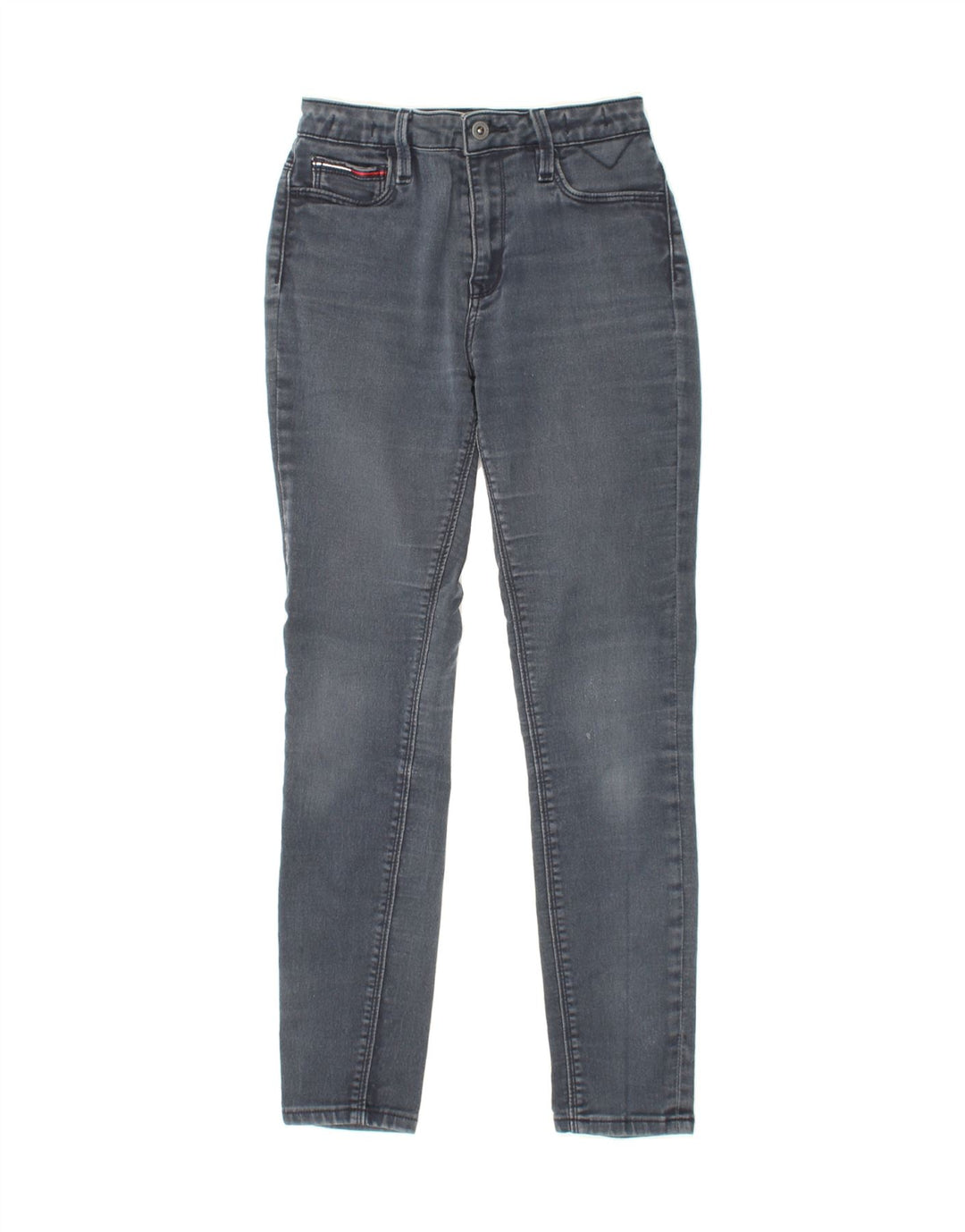 TOMMY HILFIGER Womens Skinny Jeans W28 L27 Blue Polyester Vintage Tommy Hilfiger and Second-Hand Tommy Hilfiger from Messina Hembry 
