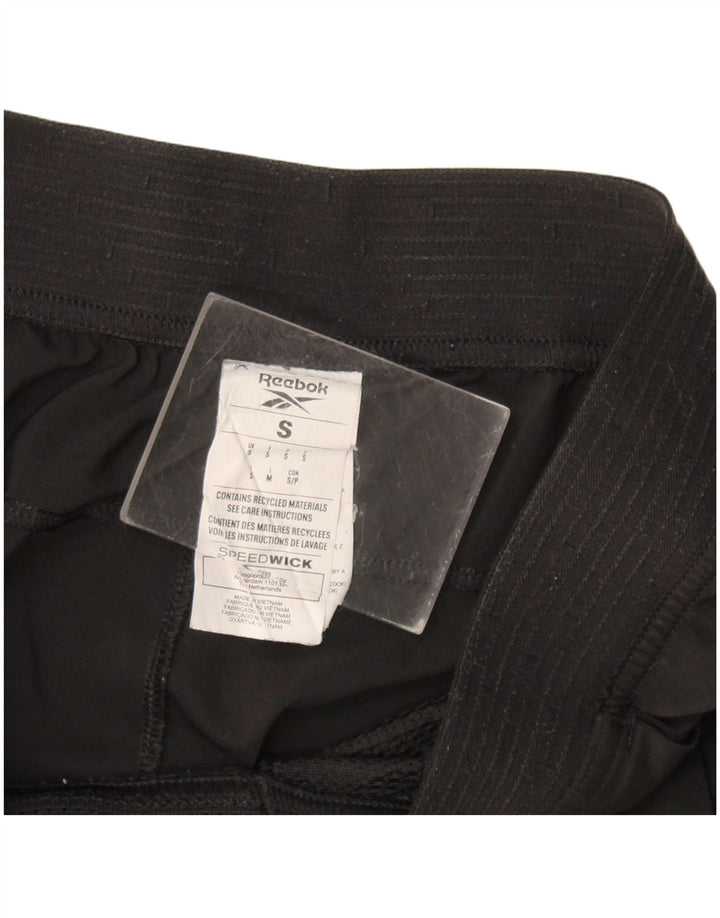 Pantaloncini da bagno Reebok da donna con grafica UK 10 Small Nero Poliestere