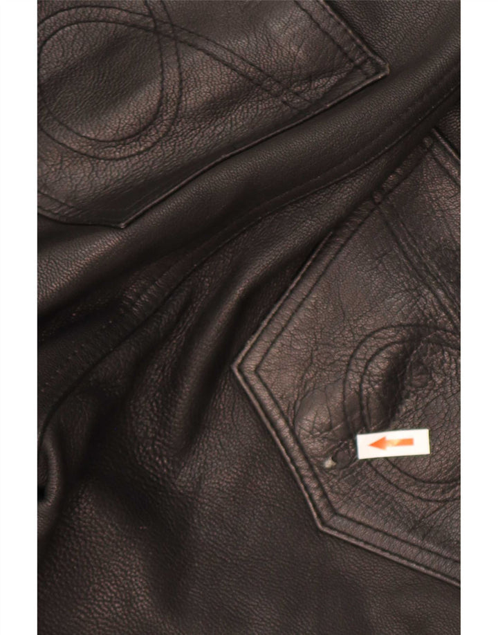 Pantaloni in pelle slim da uomo Modeka XL W34 L33 neri