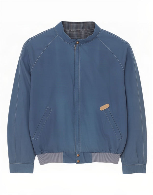 Giacca reversibile da uomo vintage UK 40 grande blu navy