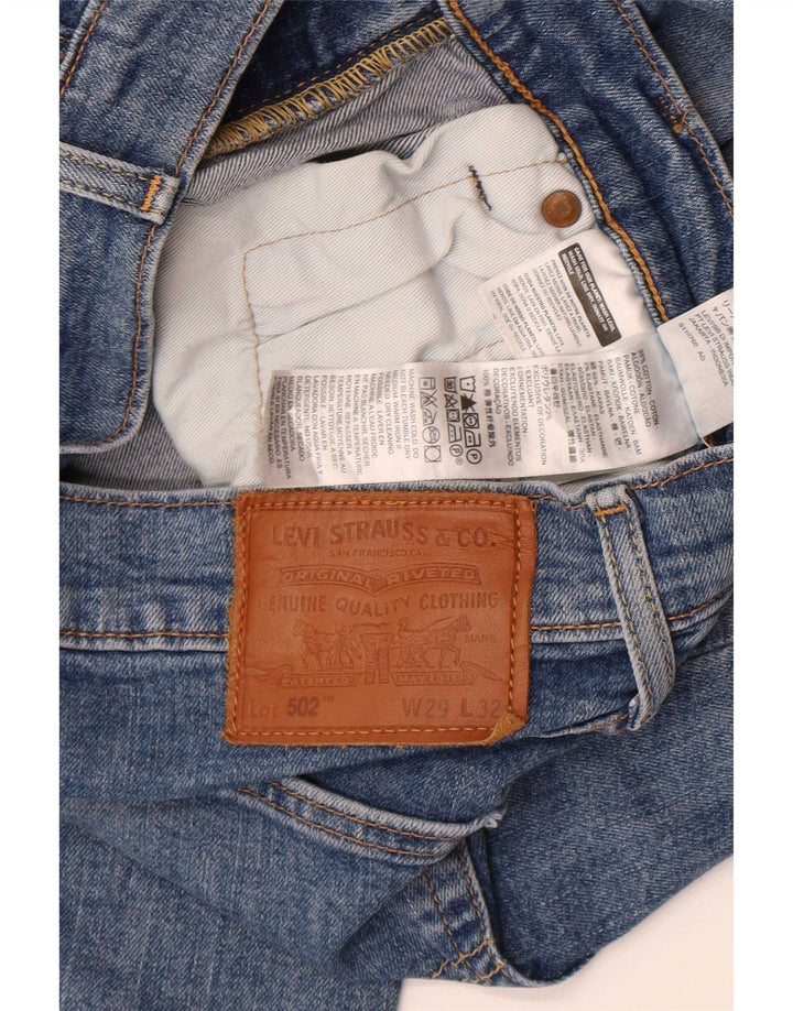 Levi's Uomo 502 Jeans affusolati W29 L32 Cotone blu