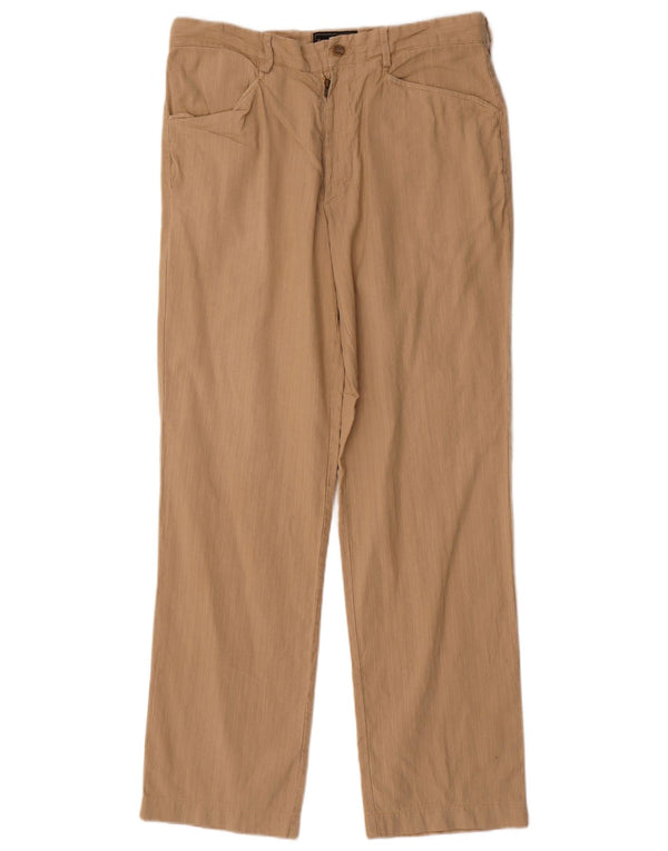 Pantaloni casual dritti da uomo Marlboro Classics EU 50 Large W34 L31 Beige