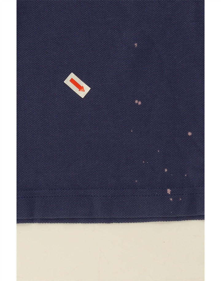 Polo da uomo su misura Tommy Hilfiger in cotone blu navy medio