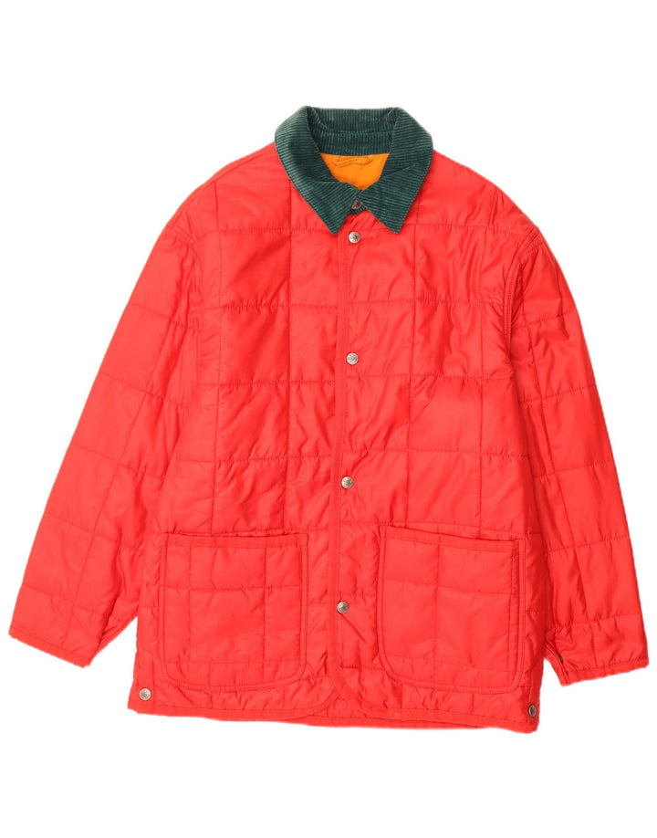 Giacca trapuntata da uomo Diadora UK 38 nylon rosso medio