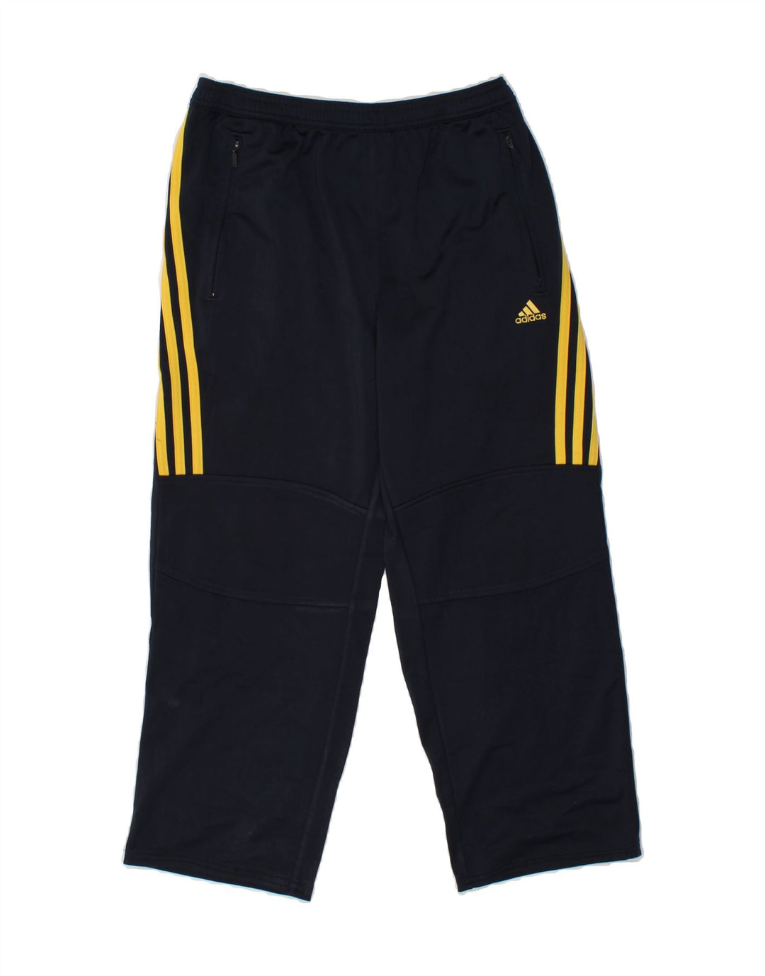 ADIDAS Boys Tracksuit Trousers 13-14 Years  Navy Blue Vintage Adidas and Second-Hand Adidas from Messina Hembry 