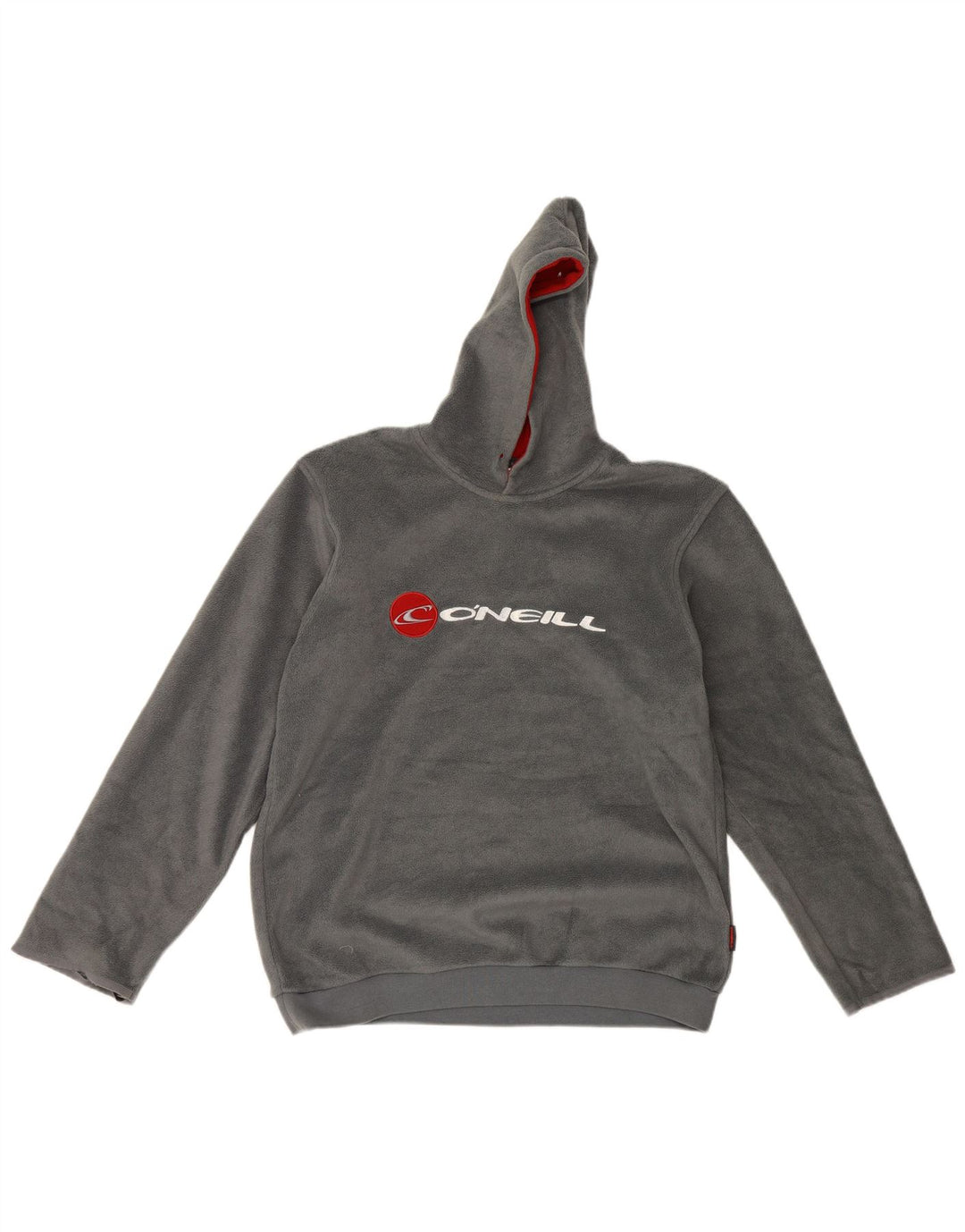 Maglione in pile con cappuccio grafico da uomo O'Neill piccolo in poliestere grigio