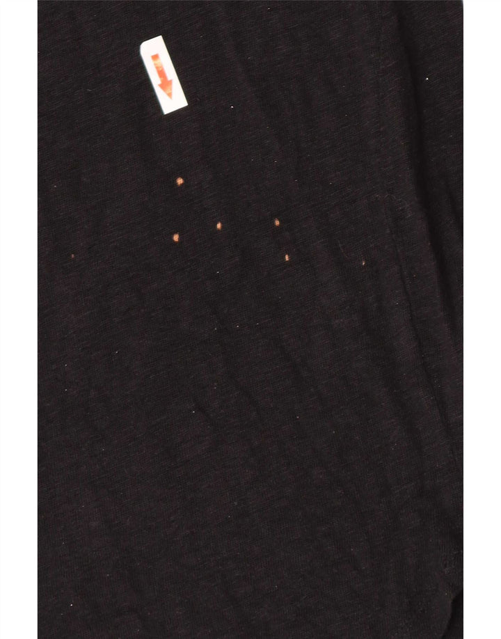 Top Zara Donna Manica 3/4 UK 10 Small Nero