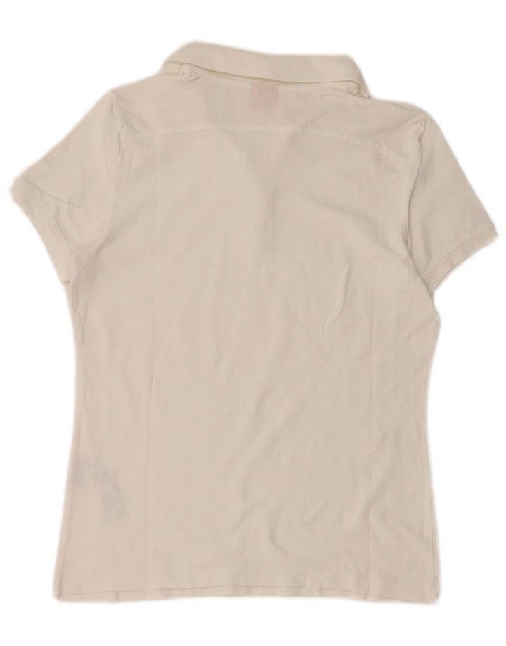 Polo da donna Puma UK 12 cotone bianco medio