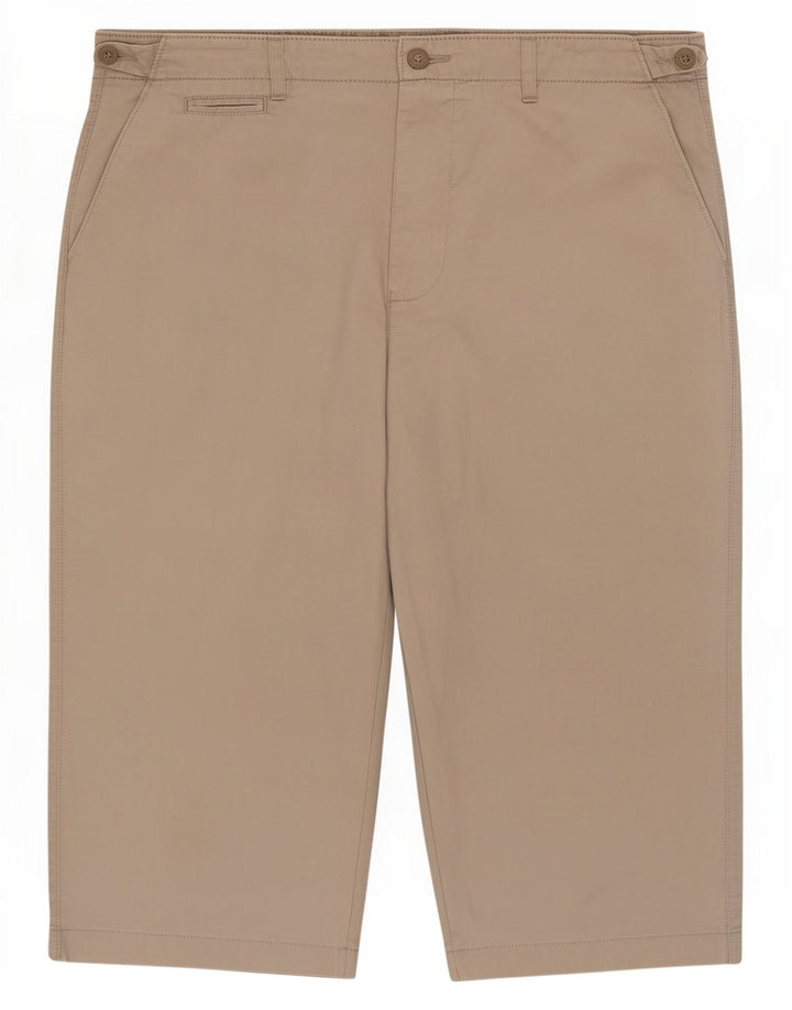 Bermuda da uomo Marks & Spencer grandi W36 in cotone beige