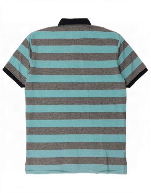 Crew Clothing Polo da uomo 2XL in cotone a righe blu