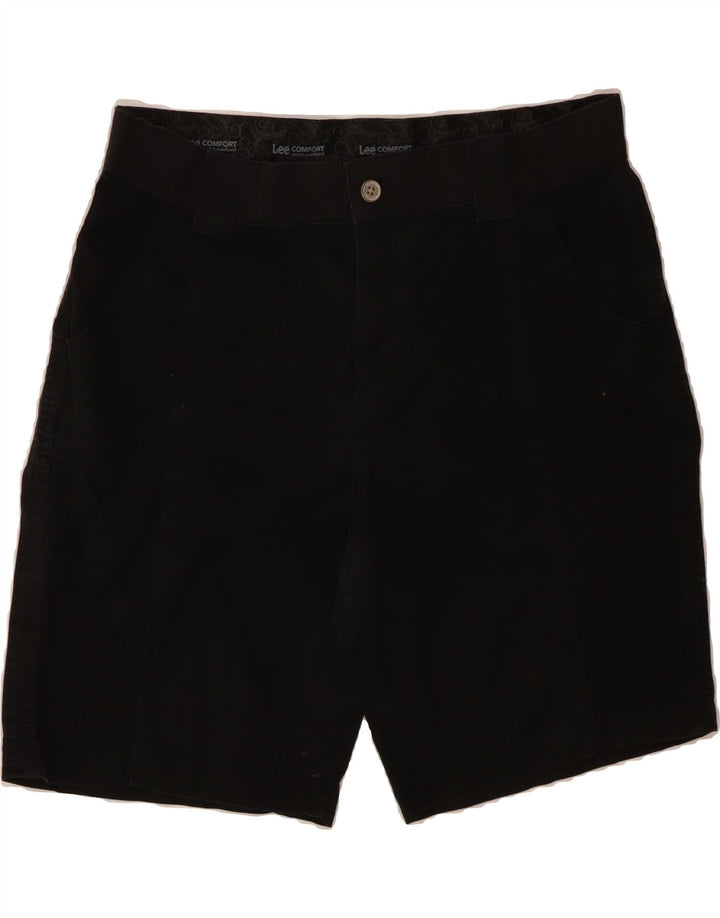 LEE Womens Chino Shorts US 14 XL W36 Black Cotton Vintage Lee and Second-Hand Lee from Messina Hembry 
