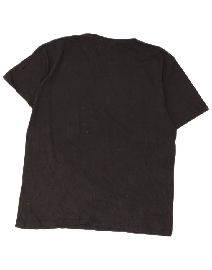 T-shirt grafica da uomo Adidas grande nera
