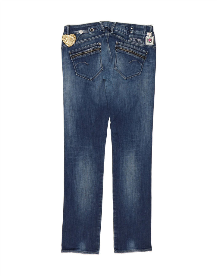 G-STAR Womens Straight Jeans W29 L32 Navy Blue Cotton Vintage G-Star and Second-Hand G-Star from Messina Hembry 
