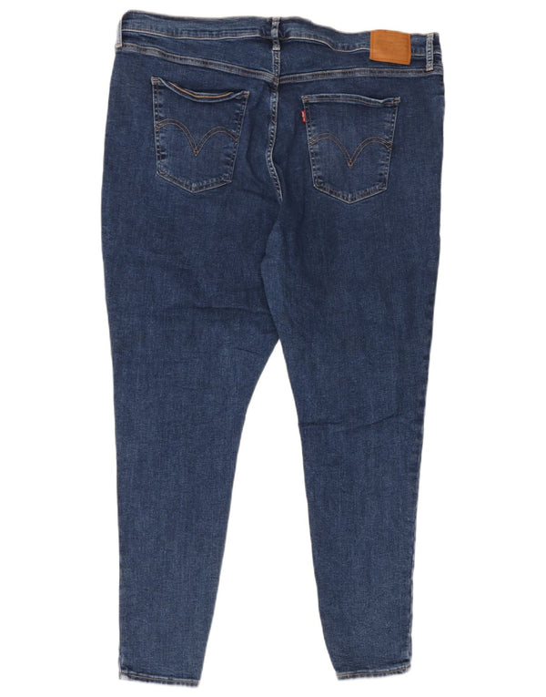 Levi's Donna Mile High Super Skinny Jeans US 22 3XL W42 L30 Cotone Blu