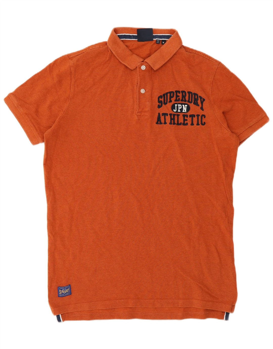 Polo grafica da uomo Superdry in cotone arancione medio