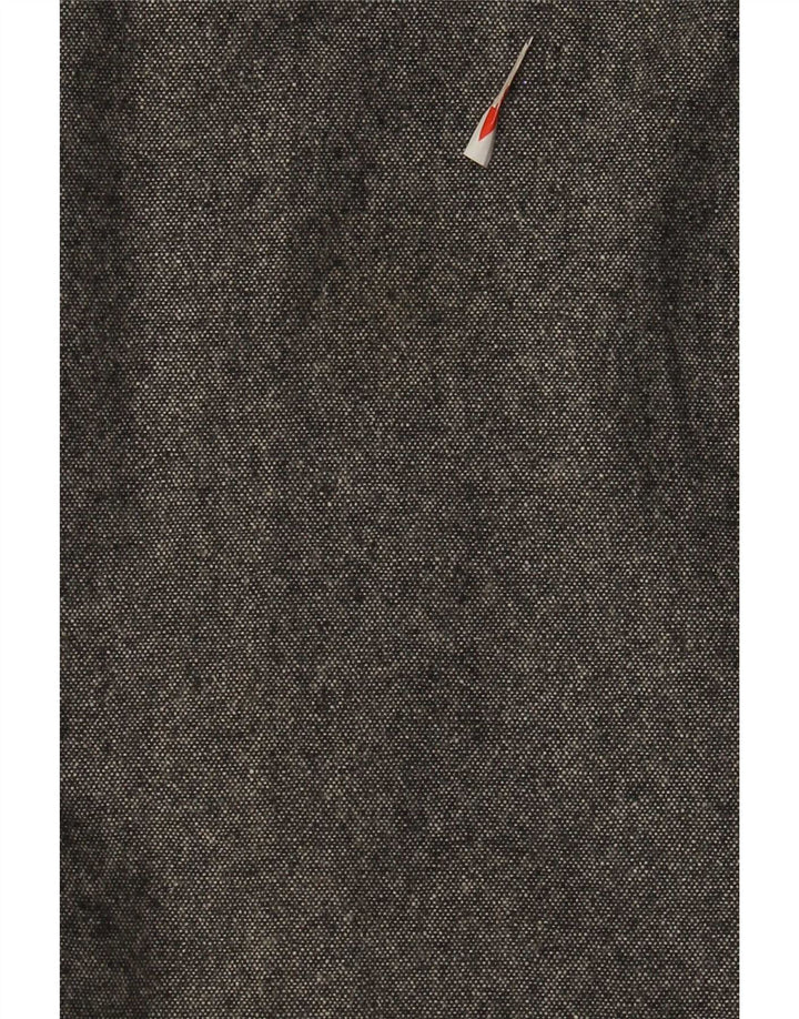 Pantaloni da abito dritti sartoriali da uomo Marks & Spencer W36 L29 grigio chiazzato