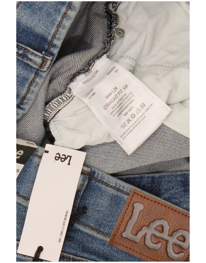Jeans Lee affusolati dritti da uomo W44 L34 cotone blu