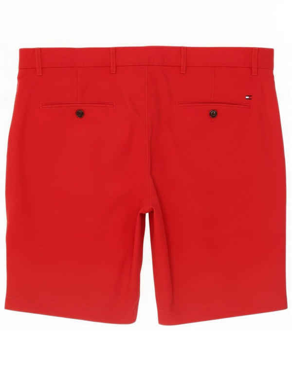 Pantaloncini chino da uomo Tommy Hilfiger W38 XL cotone rosso
