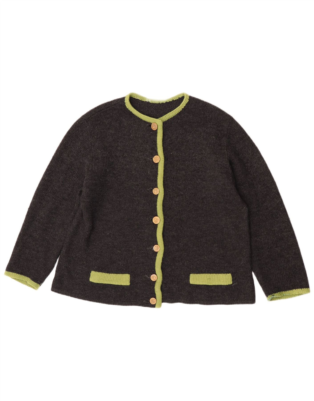 Maglione Cardigan Donna Dralon IT 44 Grigio Medio