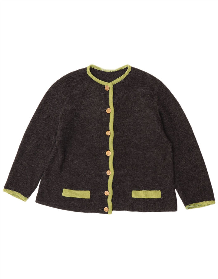 Maglione Cardigan Donna Dralon IT 44 Grigio Medio