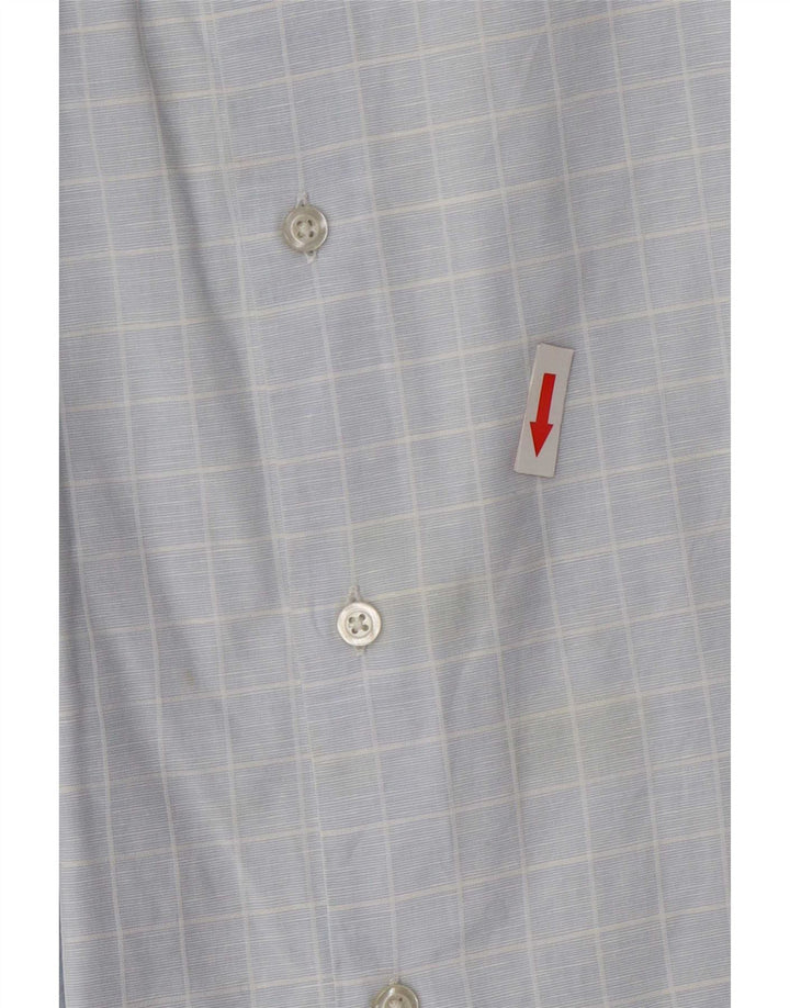 Camicia da uomo Massimo Dutti 2XL Cotone a quadri blu
