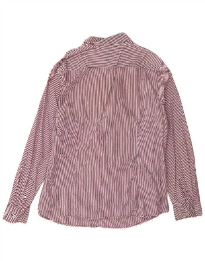 Camicia weekend da donna Max Mara UK 16 grande gessato rosa