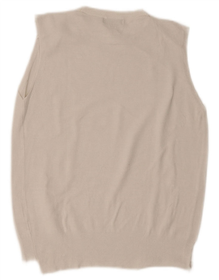 Canotta corta da donna Zara UK 14 grande bianca