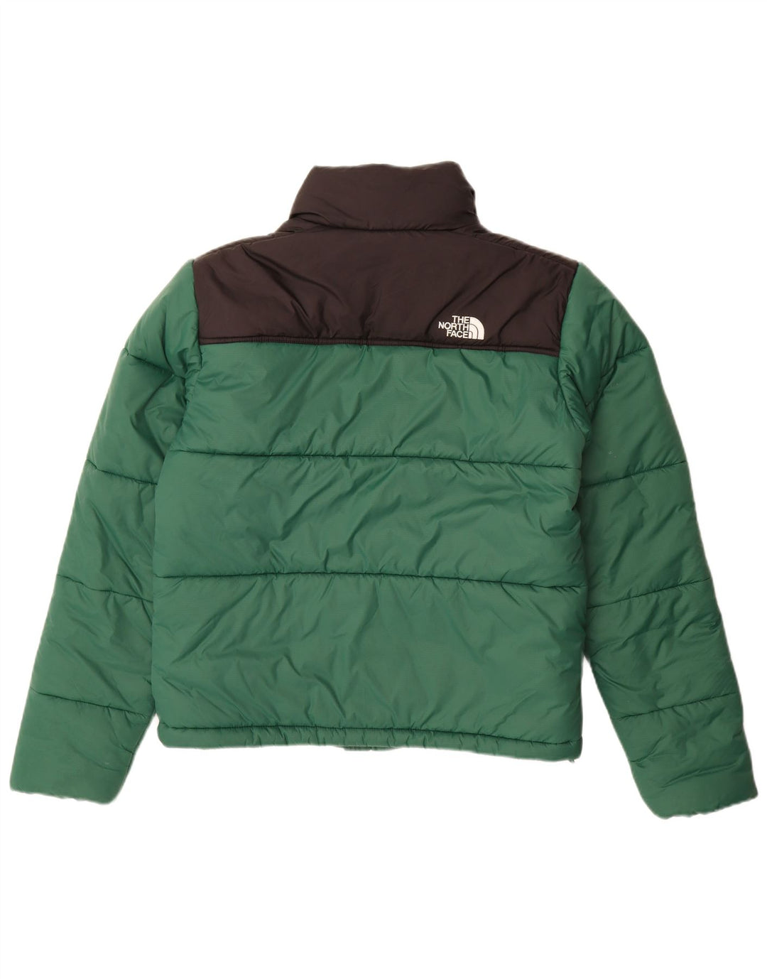 THE NORTH FACE Giacca imbottita da uomo UK 36 Small Verde Colorblock Nylon