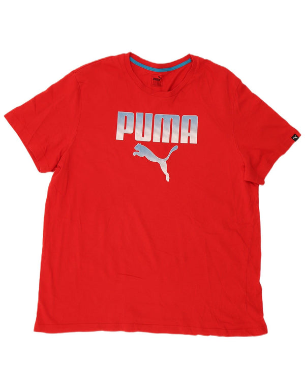 Maglietta grafica da uomo Puma Top 2XL Rossa
