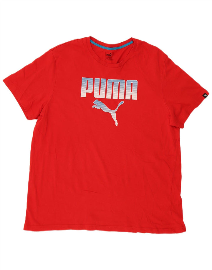Maglietta grafica da uomo Puma Top 2XL Rossa
