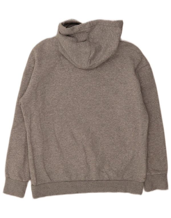 Felpa con cappuccio oversize da donna Under Armour UK 6 XS cotone chiazzato grigio