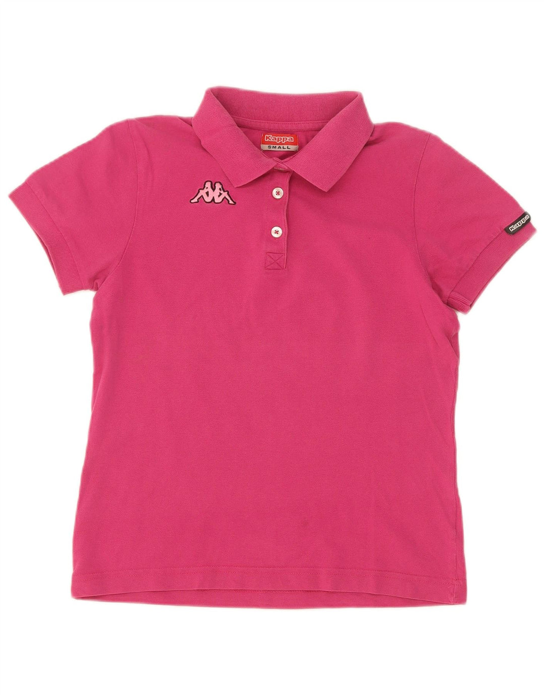 Polo Kappa Donna UK 10 Small Rosa