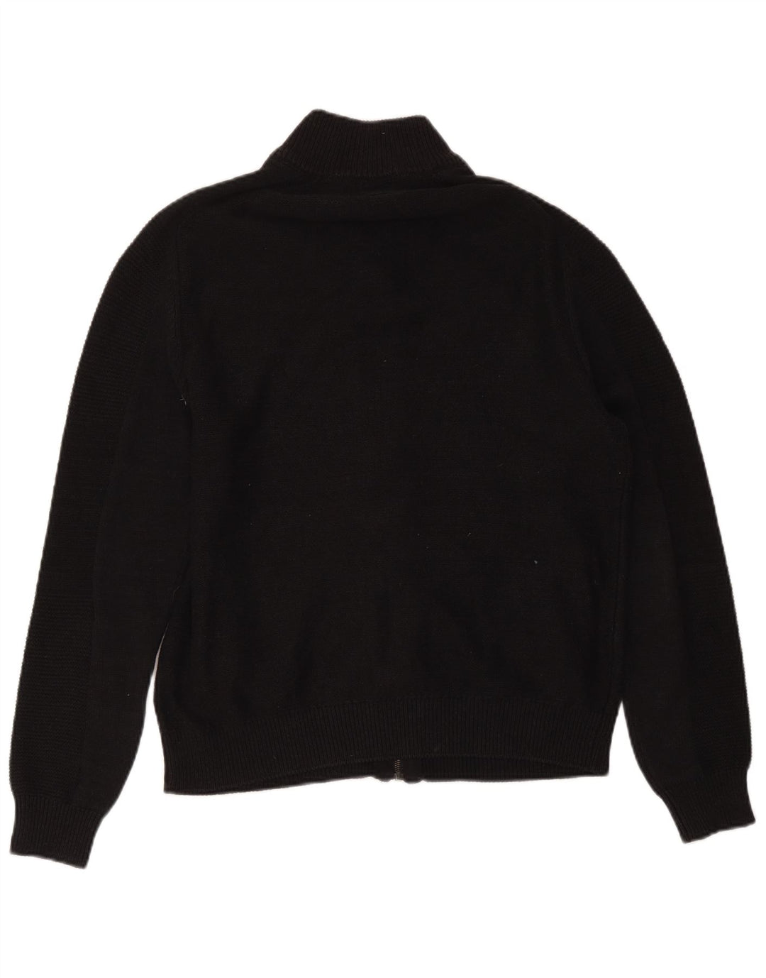 Maglione cardigan con zip intera da uomo Guess UK 40 cotone nero medio