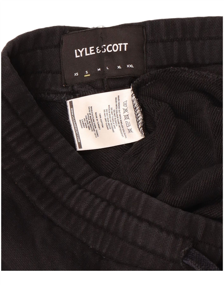 Pantaloni da tuta da uomo LYLE & SCOTT Joggers piccoli in cotone nero