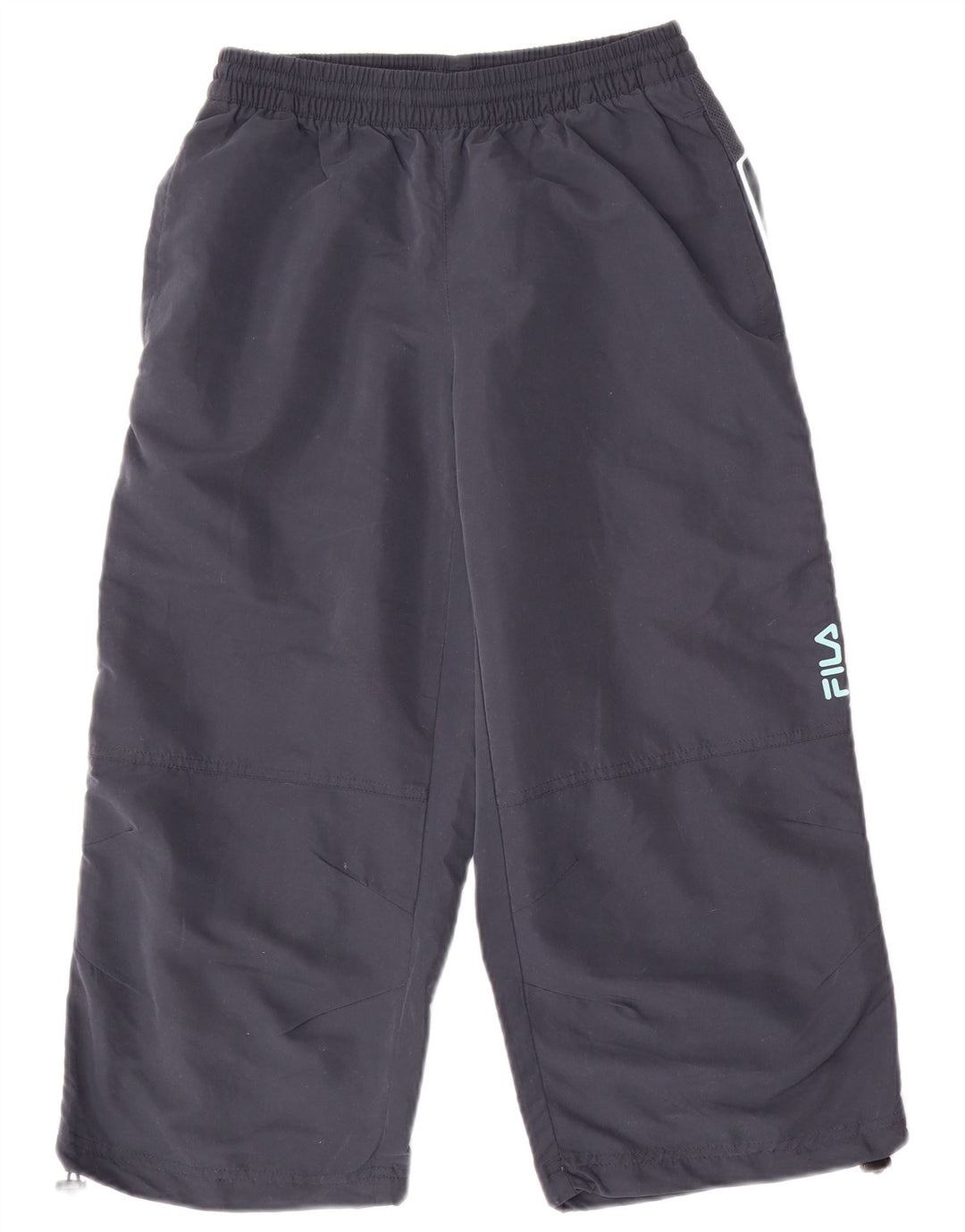 FILA Pantaloni da tuta Capri con grafica da uomo piccoli in poliestere blu navy