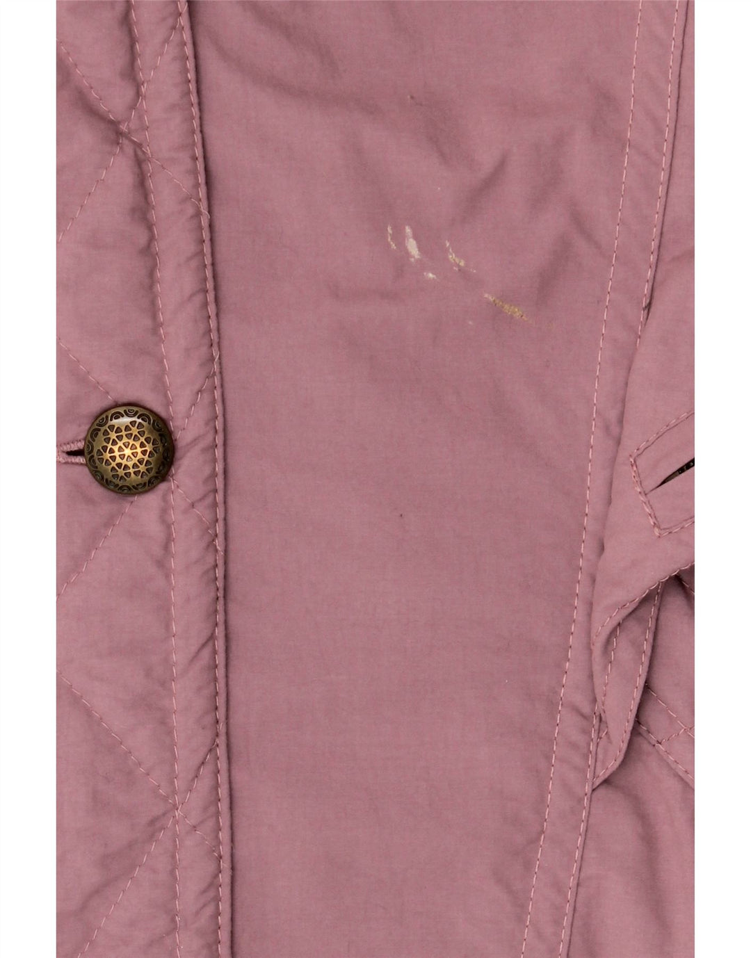 Cappotto giacca a vento con cappuccio da donna VINTAGE EU 42 Large Purple Poliestere