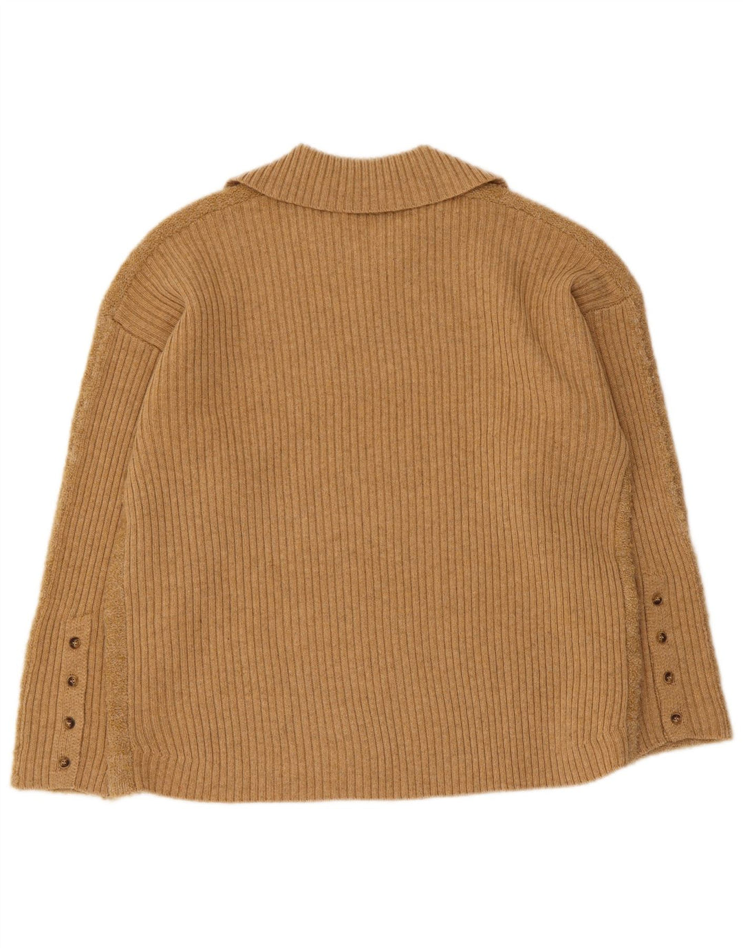 Maglione maglione collo alto da donna Indi & Cold UK 14 Lana beige medio