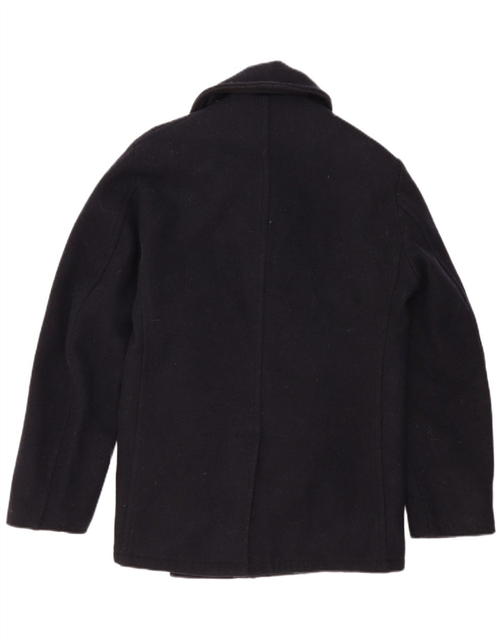 Fidelity Cappotto da marinaio da uomo Gerald & Stewart UK 42 XL Lana blu navy