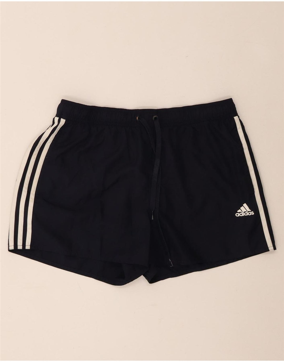 Pantaloncini sportivi da uomo Adidas Large blu navy in poliestere